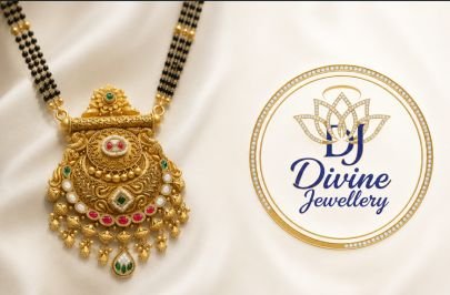 Antique Gold Mangalsutra Grand Pendant Design | Divine Jewellery