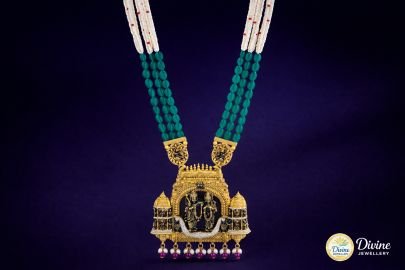 DIVINE 92.5 Sterling Silver Modern Necklace – Multi-Shape Mixed-Cut Diamond Trio Pendant