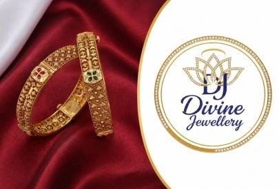 Divine Antique Gold-Plated 92.5 Silver Designer Kada Bangles