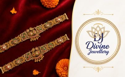 Divine Antique Gold-Plated 92.5 Silver Traditional Bridal Kada Bracelet Pair with Multicolor Stone Work