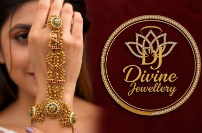 Divine Antique Gold Plated Silver Hathphool Hand Harness Bracelet