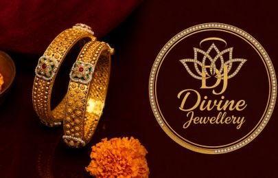 Divine Antique Gold Plated Silver Traditional Floral Kada Bangles