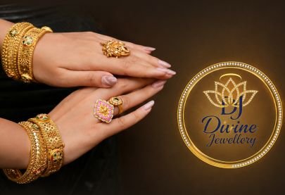 Divine Jewellery Antique Gold Plated Designer Ring & Kada Combo Set | Traditional 92.5 Silver Base Meenakari Jewellery Collection