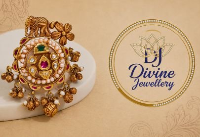 Divine Jewellery Gold Plated 92.5 Silver Traditional Elephant Motif Statement Ring for Women