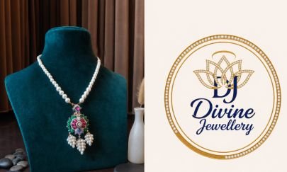 Divine Jewellery Pearl Pendant Necklace for Women | Traditional Pearl Bead Necklace with Colorful Stone Pendant | Ethnic Fashion Jewelry Gift