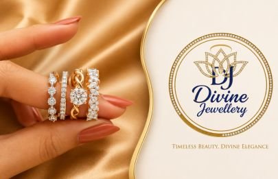 Divine Jewellery Rose Gold Stackable Rings Set for Women | 92.5 Silver Gold Plated CZ Diamond Rings | Luxury Designer Statement Ring Collection