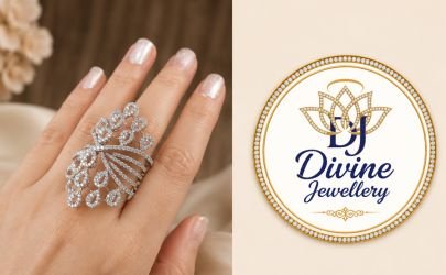 Divine Jewellery Sterling Silver Peacock Design Statement Ring