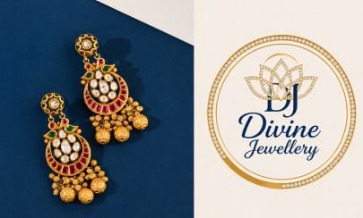 Divine Jewellery Traditional Jhumka Earrings for Women | Gold Plated Silver Kundan Dangler Earrings