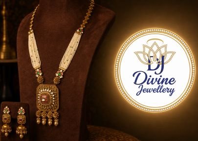 Divine Jewellery Traditional Pearl Kundan Pendant Necklace Set in 92.5 Silver Gold Plated