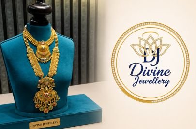 Divine Royal Temple Gold-Plated 92.5 Silver Bridal Long Haram Necklace Set