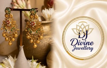Divine Traditional Gold-Plated 92.5 Silver Antique Chandbali Earrings