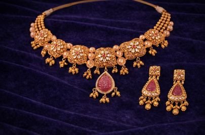 temple choker elephant design, antique choker set, meenakari jewellery, coin necklace, bridal jewellery set, divine jewellery